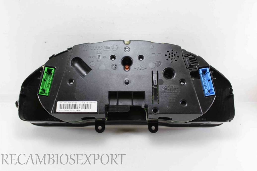 Cuadro de instrumentos Audi A4 B5 8D0919861C 8D0 919 861 C 110008884002 110.008.884/002 - foto 2