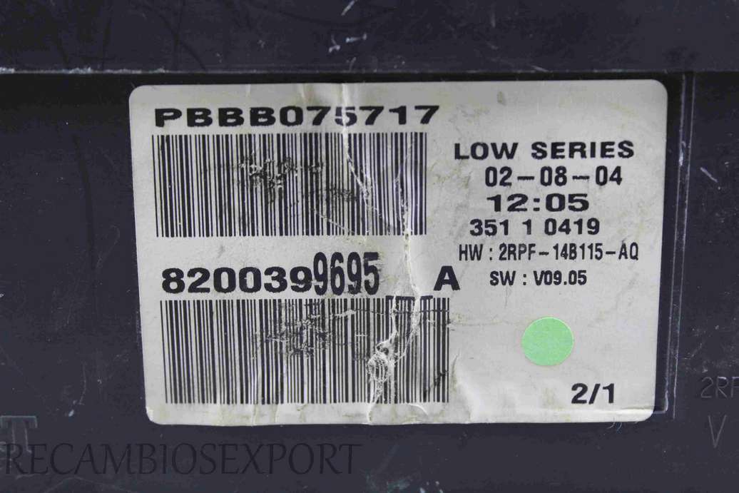 Cuadro de instrumentos Renault Megane 8200399695A 8200399695 A - foto 3
