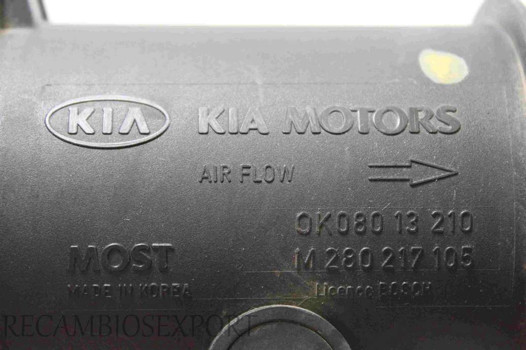 Caudalimetro KIA Sportage Shuma 0K08013210 0K080 13 210 OK08013210 M280217105 M 280 217 105 - foto 2