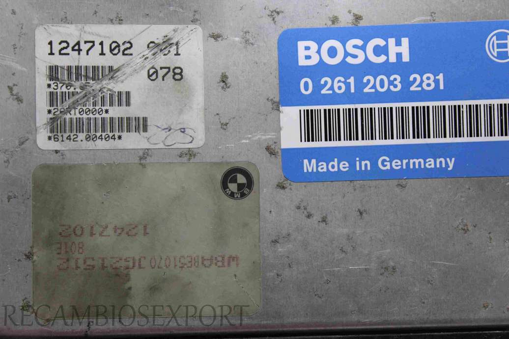 Centralita del motor BMW E36 1247102001 1247102 001Bosch 0261203281 0 261 203 281 - foto 2