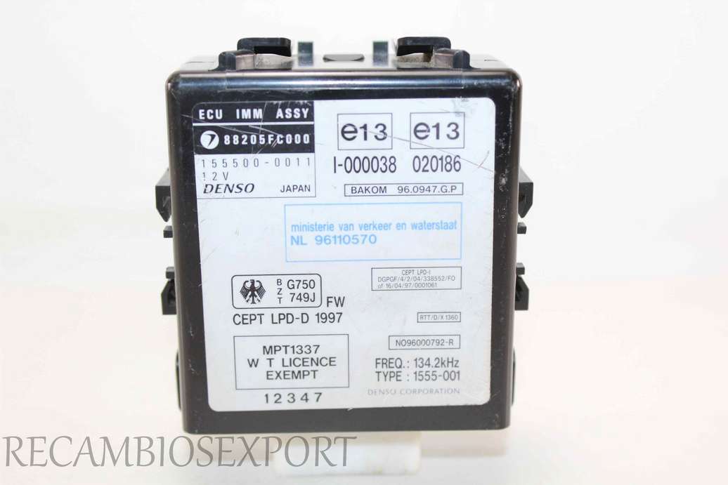 Relé Nissan Almera 88205FC000 Denso 1555000011 155500-0011 96110570 - foto 1