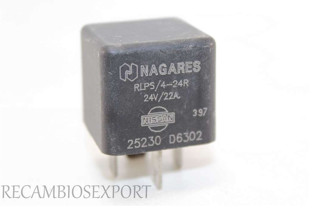 Relé Nissan Trade 25230D6302 25230 D6302 Nagares RLPS424R RLPS/4-24R - foto 1