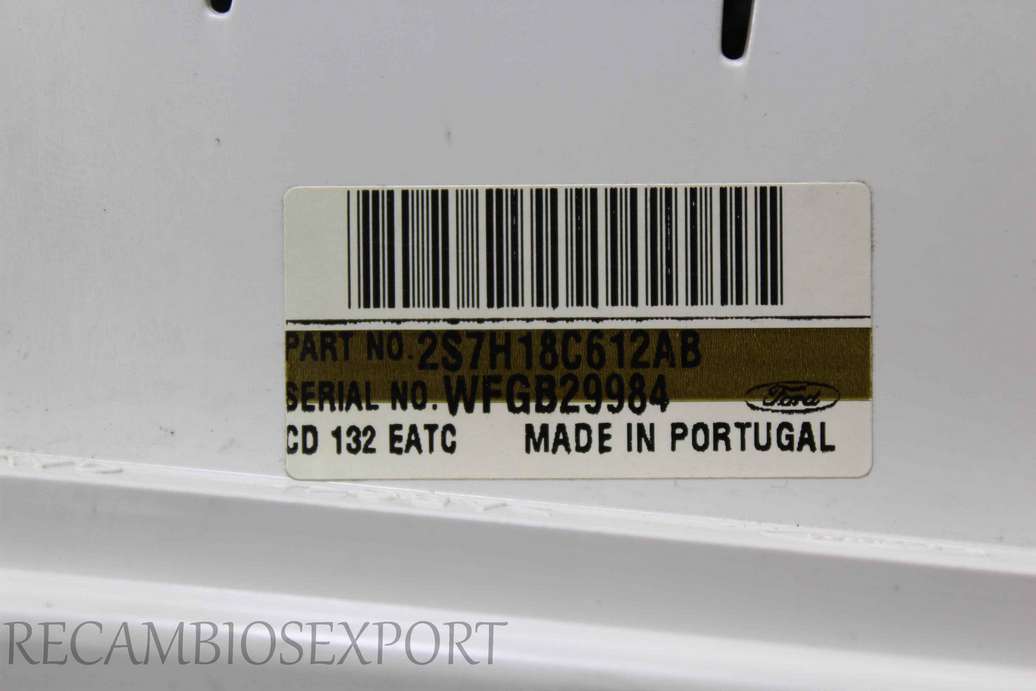 Panel de clima Ford Mondeo 1S7F18D419AB 1S7F-18D419-AB 2S7H18C612AB WFGB29984 - foto 3