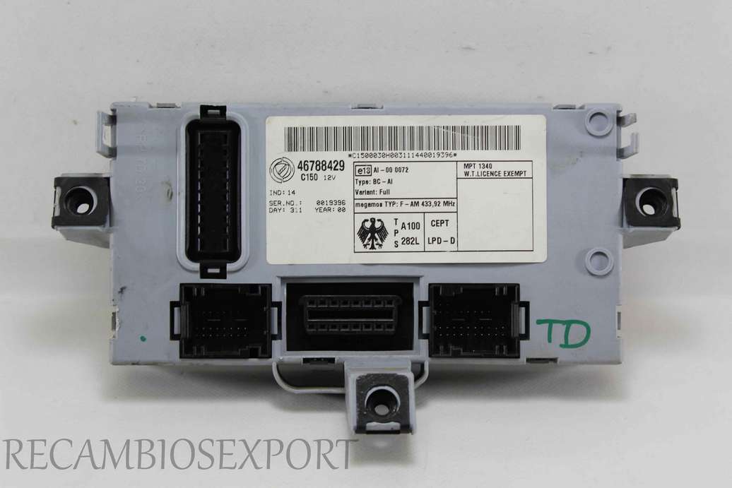 Caja de fusibles Fiat Doblo Punto 46788429 - foto 1
