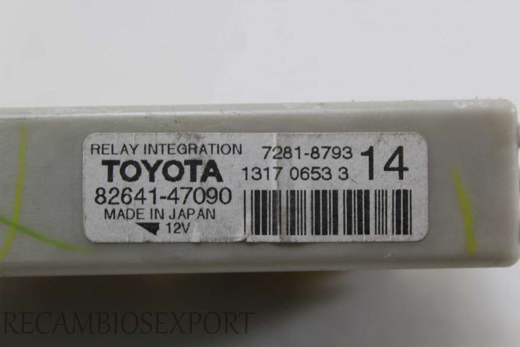 Modulo rele Toyota Prius 8264147090 82641-47090 72818793 7281-8793 131706533 1317 0653 3 - foto 2