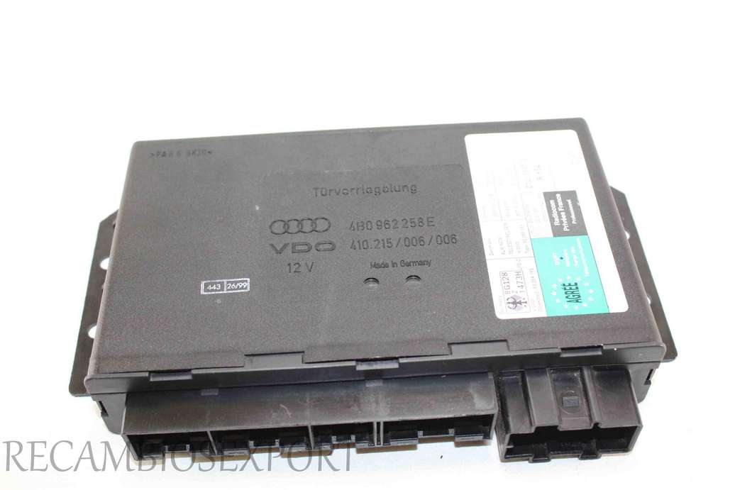 Modulo de confort Audi A4 C5 S6 4B0962258E 410215006006 - foto 1