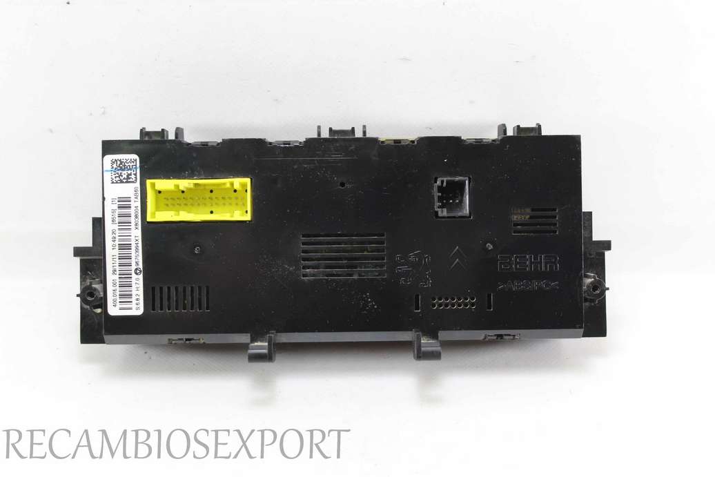 Panel de clima Citroen C3 96753994XT X8038004 400018001 400.018.001 - foto 2