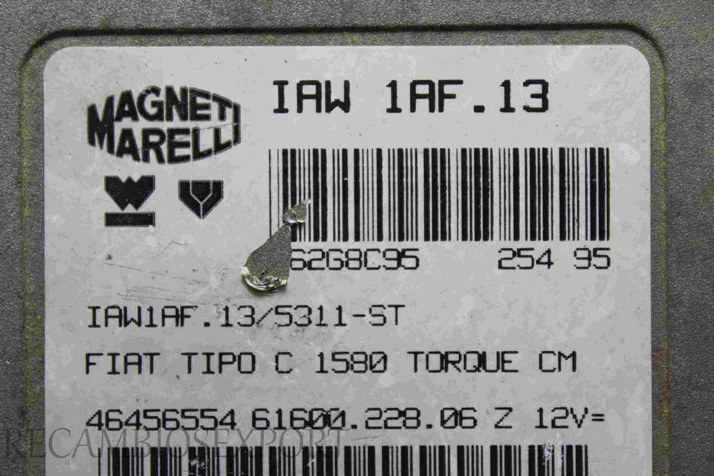 Centralita del motor Fiat Brava 46456554 Magneti Marelli IAW1AF13 IAW 1AF.13 6160022806 61600.228.06 - foto 2