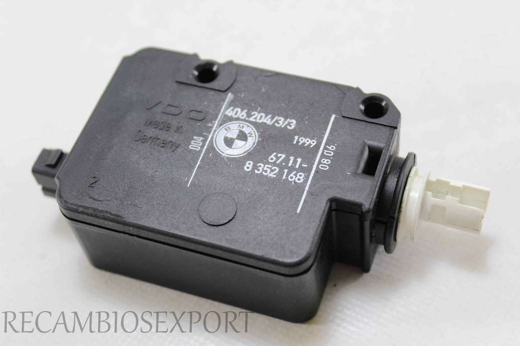 Servomotor de calefacción BMW E38 E39 67118352168 67.11-8 352 168 VDO 40620433 406.204/3/3 - foto 1