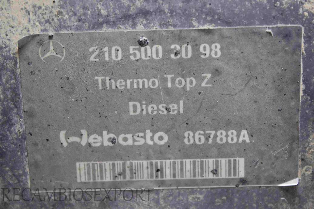 Calentador Mercedes W210 2105003098 210 500 30 98 86788A - foto 2