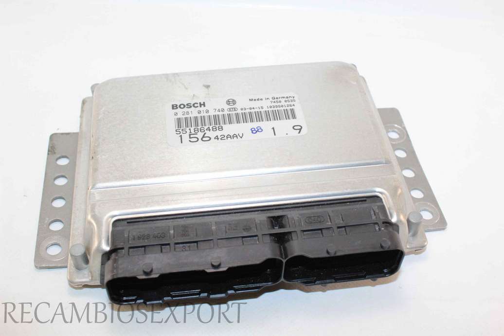 Centralita del motor Alfa Romeo 156 55186488 Bosch 0281010740 0 281 010 740 15642AAV 1039S01264 - foto 1
