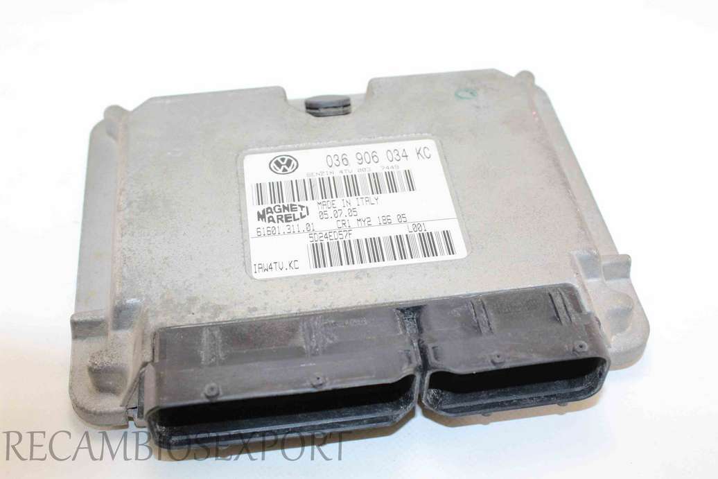 Centralita del motor Volkswagen Seat 036906034KC 036 906 034 KC Magneti Marelli 6160131101 61601.311.01 IAW4TVKC IAW4TV.KC - foto 1