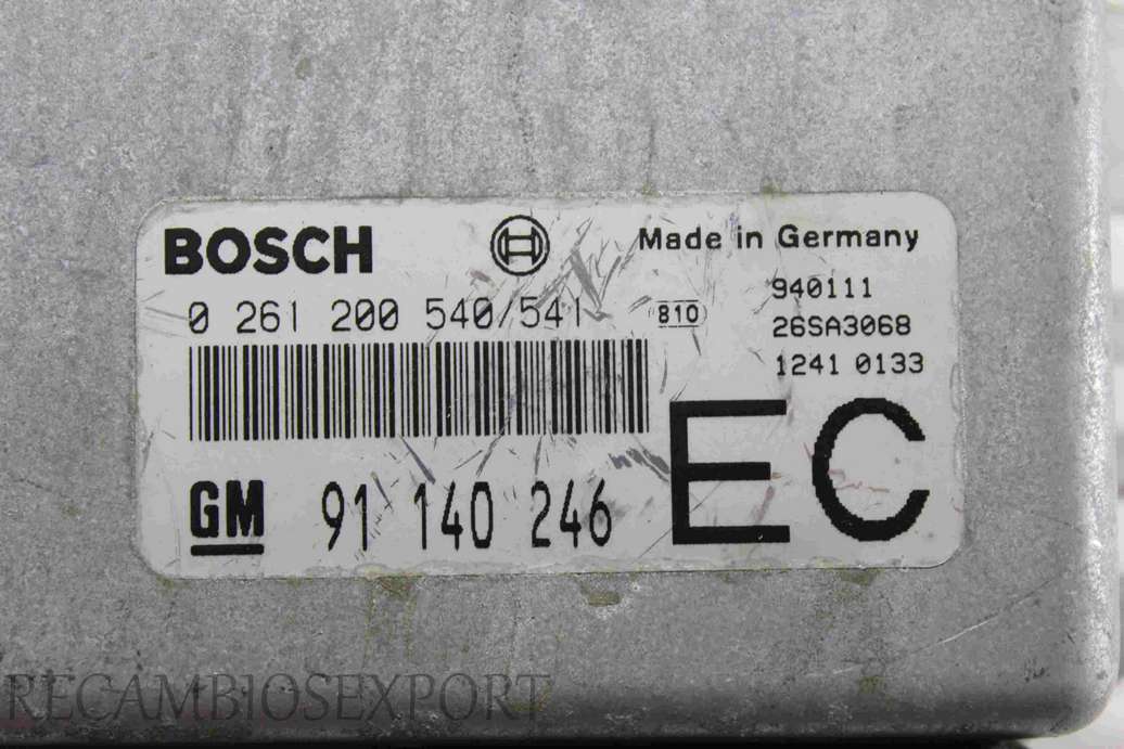 Centralita del motor Opel Frontera 91140246EC 91140246 91 140 246 Bosch 0261200540 0 261 200 540/541 - foto 2