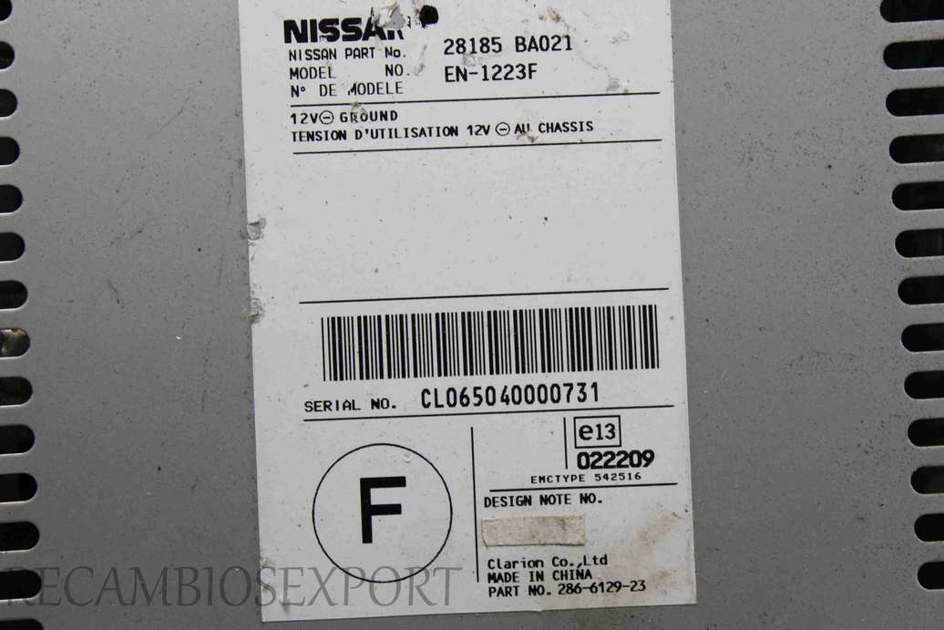 Centralita de antenna Nissan Primera 28185BA021 28185 BA021 EN1223F EN-1223F - foto 2