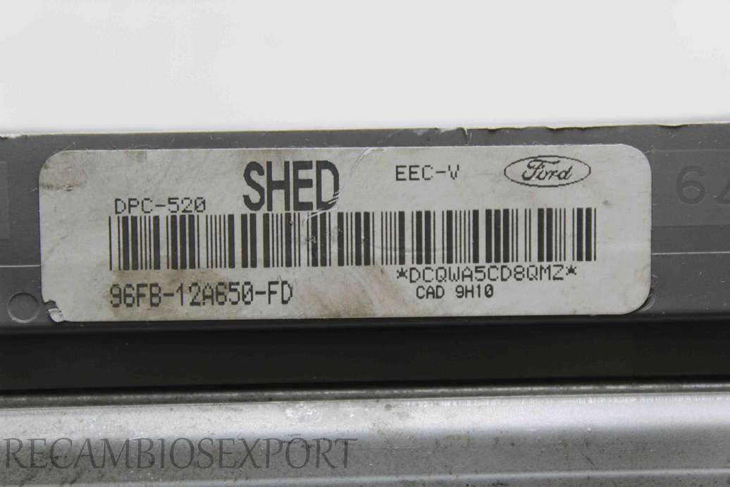 Centralita del motor Ford Fiesta Courier 96FB12A650FD 96FB-12A650-FD SHED - foto 2