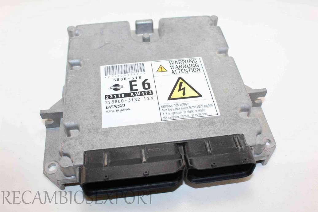 Centralita del motor Nissan Almera Primera Mazda 23710AW472 23710 AW472 2758003182 275800-3182 5800318 5800-318 Denso - foto 1