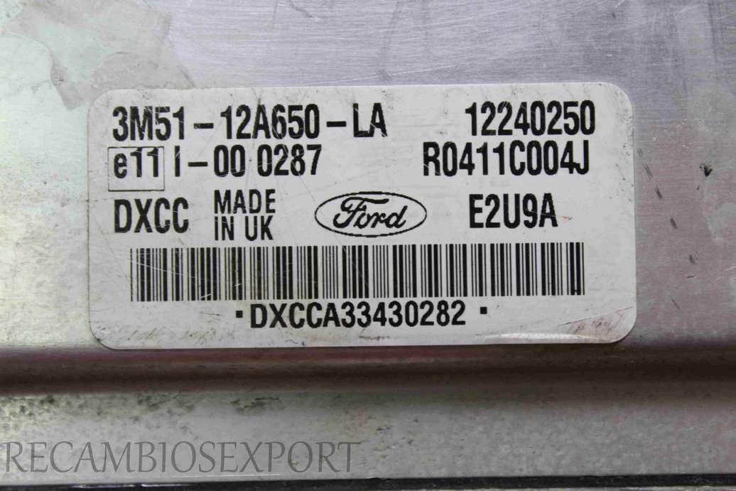 Centralita del motor Ford Focus 3M5112A650LA 3M51-12A650-LA Delphi R0411C004J DXCC E2U9A - foto 2