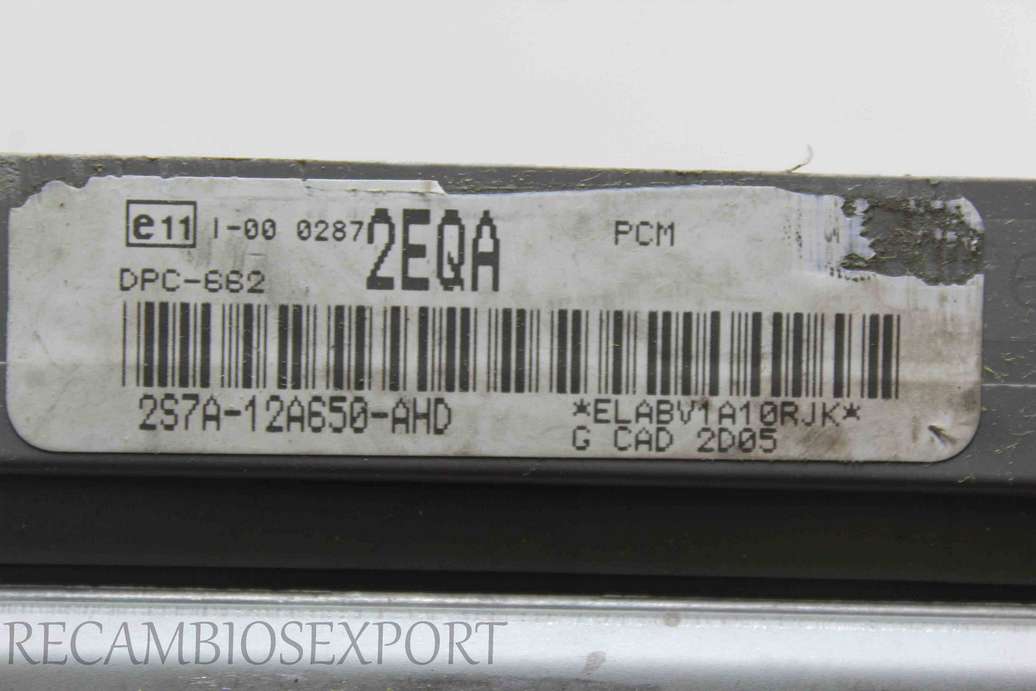Centralita del motor Ford Mondeo 2S7A12A650AHD 2S7A-12A650-AHD 2EQA DPC662 DPC-662 - foto 2