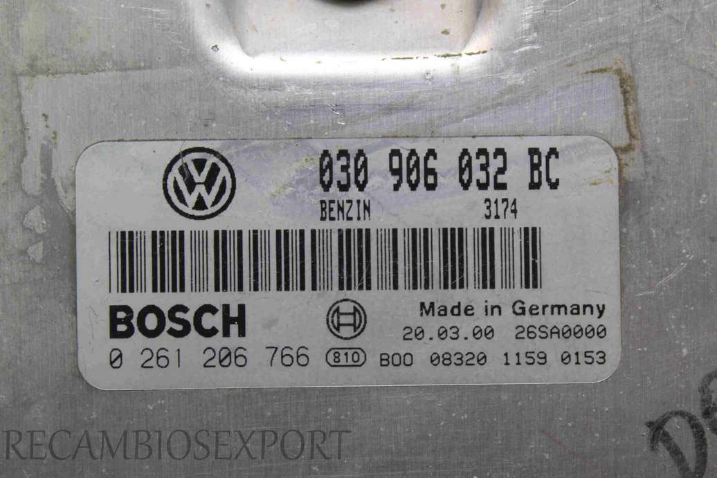 Centralita del motor VW Polo 030906032BC 030 906 032 BC Bosch 0261206766 0 261 206 766 - foto 2