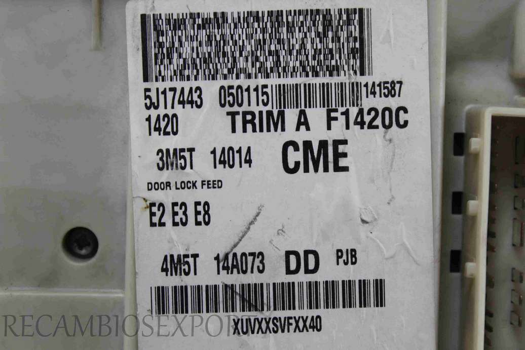 Caja de fusibles Ford Focus 4M5T14A073DD 4M5T 14A073 DD 3M5T14014CME 3M5T 14014 CME - foto 3