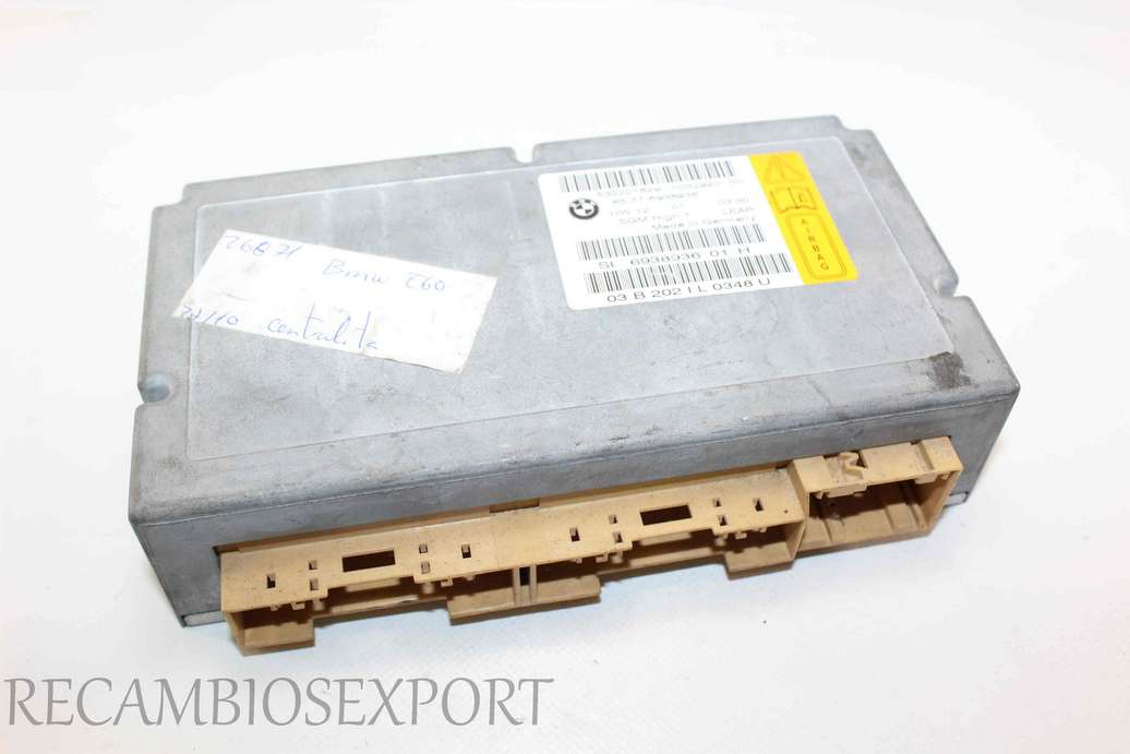 Centralita de airbag BMW E60 E61 65776938936 65.77-6938936 - foto 1