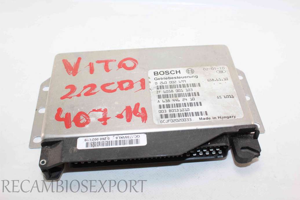 Centralita del motor Mercedes W638 A6384462410 A 638 446 24 10 Bosch 0260002699 0 260 002 699 - foto 1