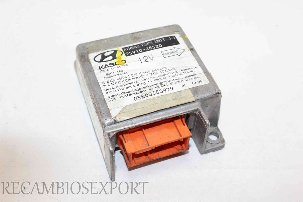 Centralita de airbag Hyundai Elantra 9591028520 95910-28520 Siemens 5WK4105 5WK4 105 E526400001 E5264000-01 - foto 1