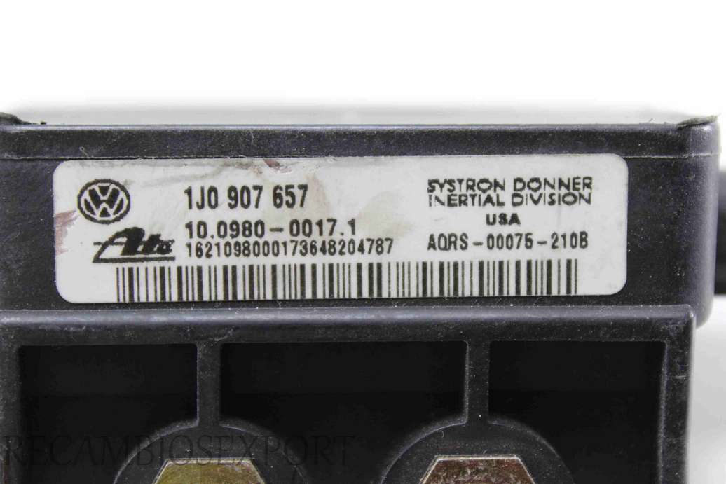 Sensor de guiñada Audi A3 VW Golf Seat Leon 1J1907637 1J1 907 637 1J0907657 1J0 907 657 ATE 10098004102 10.0980-0410.2 10098000171 10.0980-0017.1 - foto 3