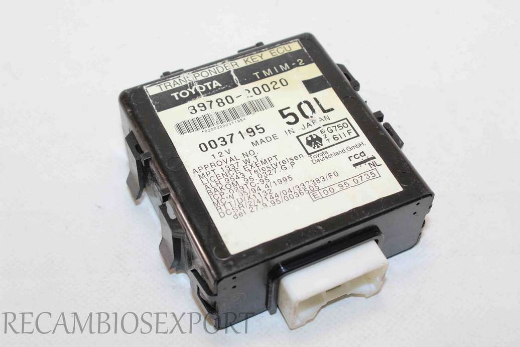 Transpondedor del llave Toyota Carina E 8978020020 89780-20020 - foto 1