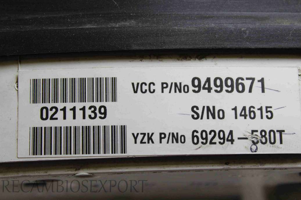 Cuadro de instrumentos Volvo S60 V70 9499671 69294580T 69294-580T - foto 3