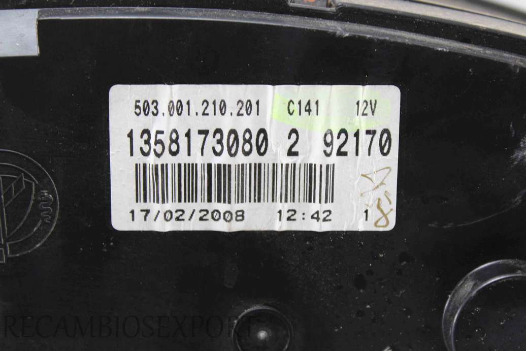 Cuadro de instrumentos Peugeot Citroen Fiat 1358173080 503001210201 503.001.210.201 - foto 3