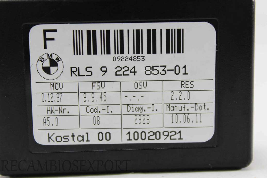 Sensor de lluvia BMW RLS 922485301 9 224 853-01 RLS922485301 - foto 2