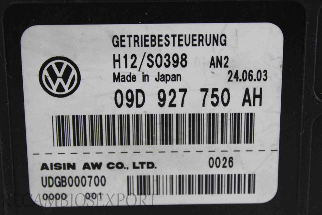 Centralita del motor VW Touareg Porsche Gayenne 09D927750AH 09D 927 750 AH - foto 2