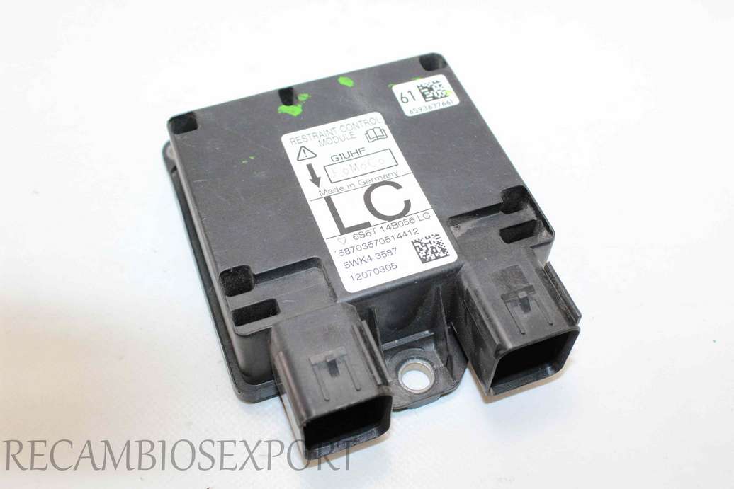 Centralita de airbag Ford Fiesta 6S6T14B056LC 6S6T 14B056 LC Siemens 5WK43587 - foto 1