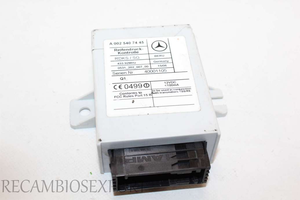 Centralita de control de presión Mercedes W215 W220 W230 A0025407445 A 002 540 74 45 - foto 1