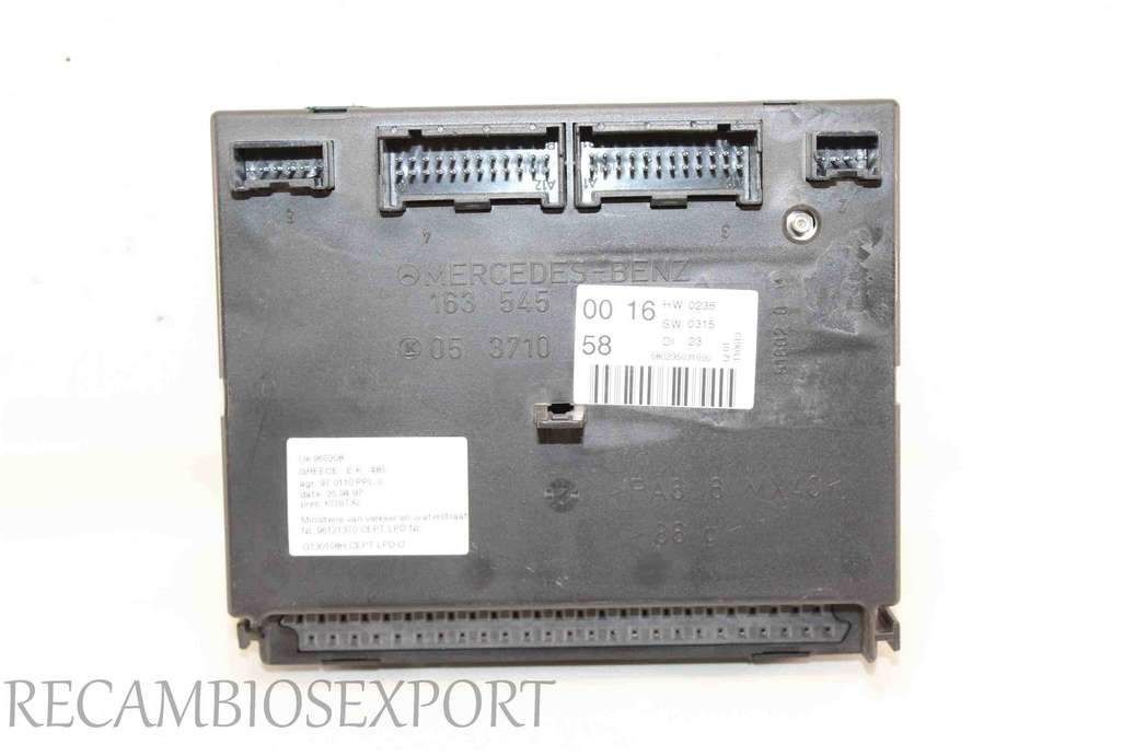 Centralita de confort Mercedes W163 1635450016 163 545 00 16 LK 05371058 05 3710 58 - foto 1