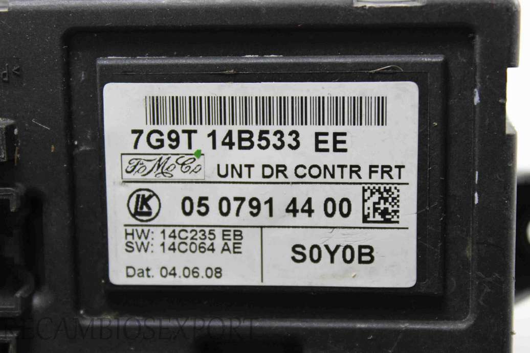 Centralita de control de la puerta Ford Mondeo Galaxy Jaguar 7G9T14B533EE 7G9T 14B533 EE LK 0507914400 05 0791 44 00 - foto 2