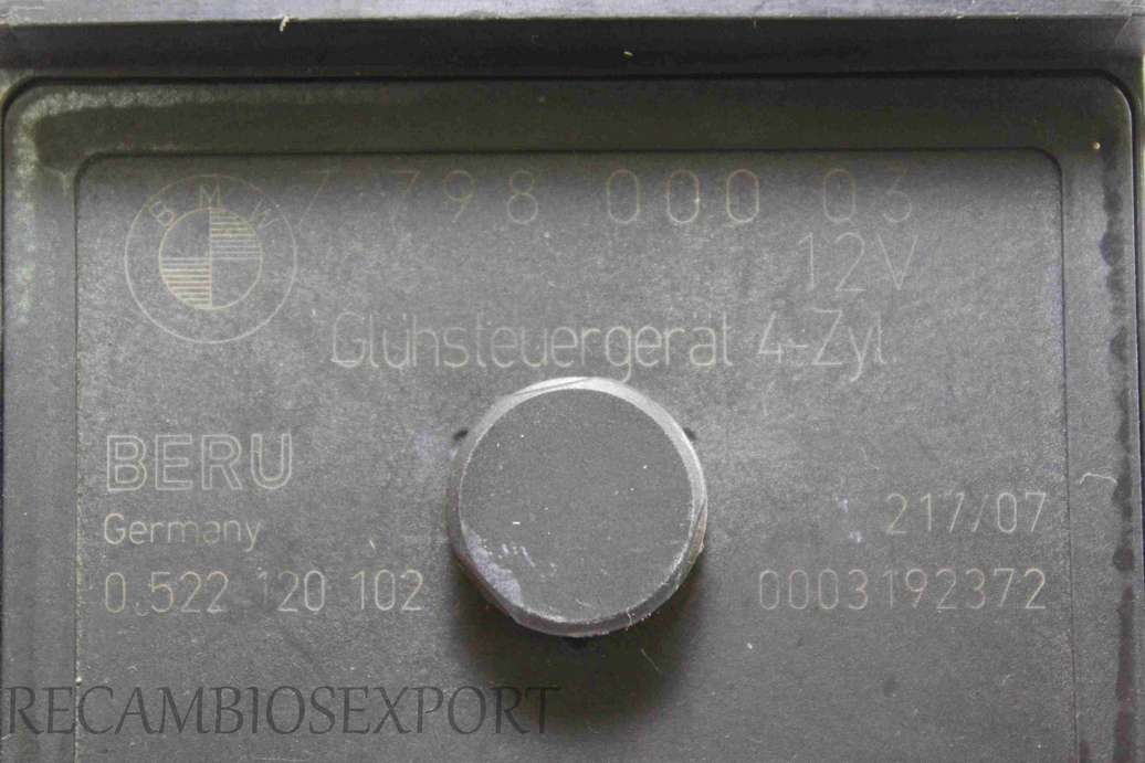 Rele de precaletamiento BMW E60 E61 779800003 7 798 000 03 0522120102 0 522 120 102 0003192372 - foto 2