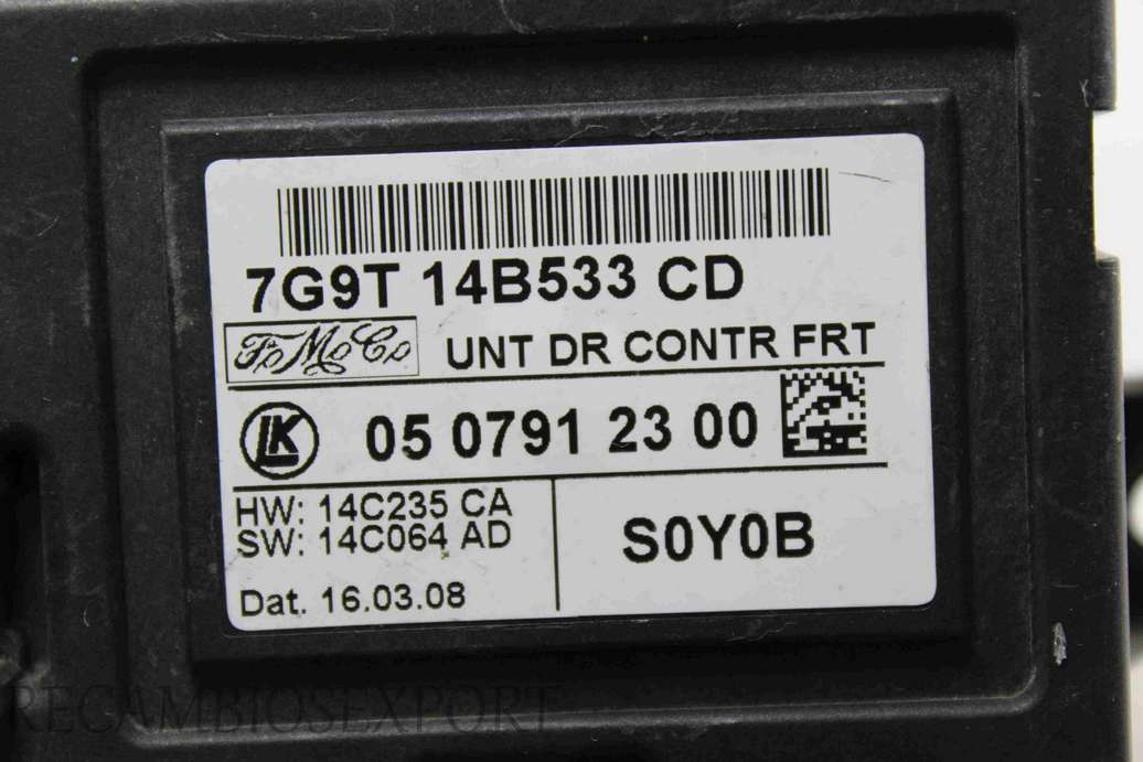 Centralita de control Ford Galaxy 7G9T14B533CD 7G9T 14B533 CD 0507912300 05 0791 23 00 - foto 2