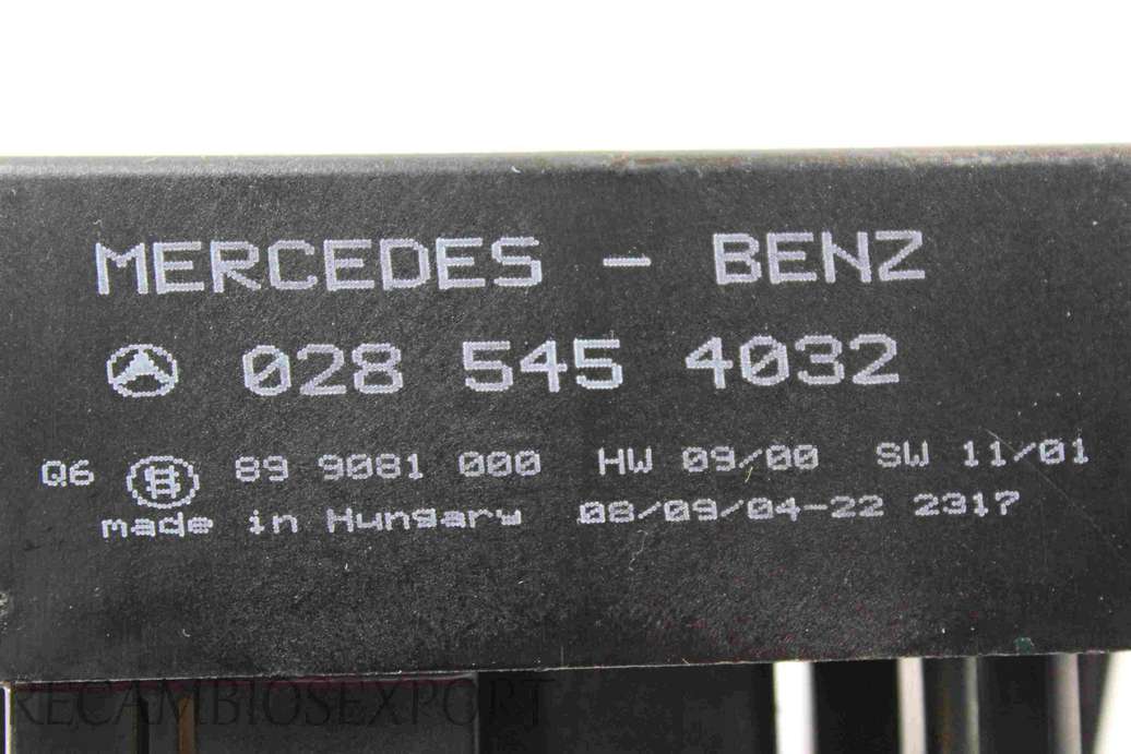 Relé de Precalentamiento Mercedes - foto 2