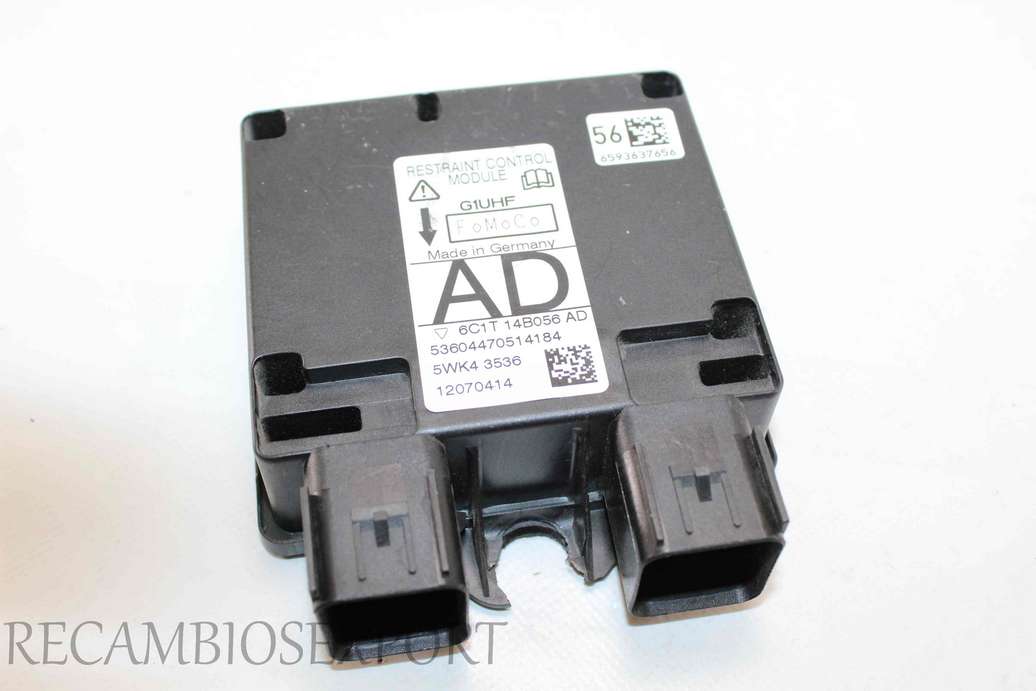 Centralita de airbag Ford Transit 6C1T14B056AD 6C1T 14B056 AD Siemens 5WK43536 5WK4 3536 - foto 1