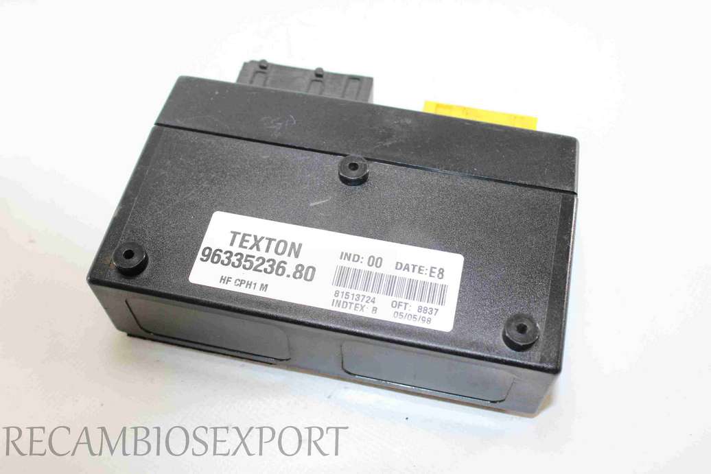 Centralita cierre centralizado Citroen Xsara 9633523680 96335236.80 Date E8 Texton Ind. B - foto 1