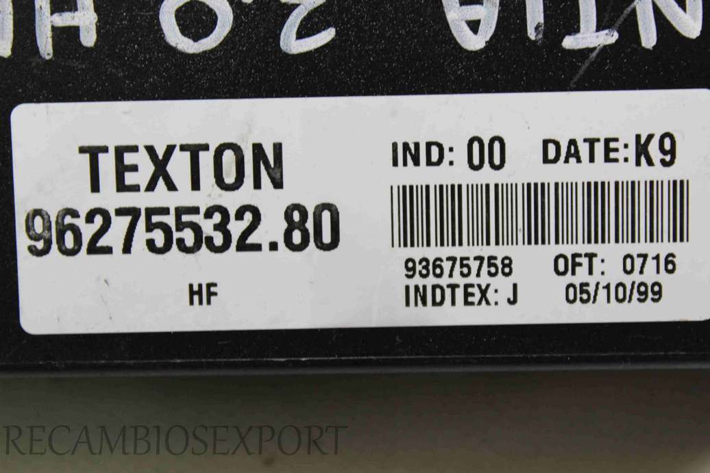 Centralita cierre centralizado Citroen Xantia 9627553280 96275532.80 Date K9 Texton Ind. J - foto 2