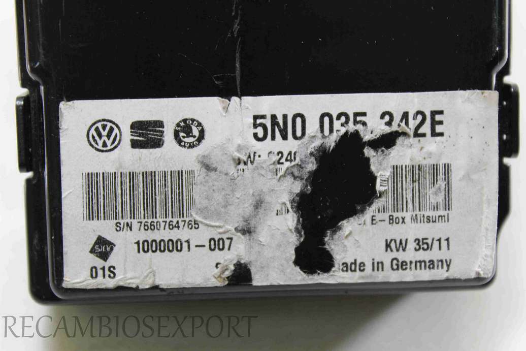 Centralita interfaz Seat Leon Altea 5N0035342E 5N0 035 342E - foto 2