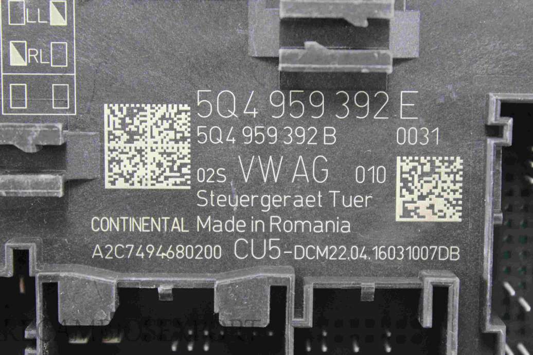 Centralita confort Seat Leon Scoda Octavia 5Q4959392E 5Q4 959 392 E 5Q4959392B 5Q4 959 392 B - foto 2