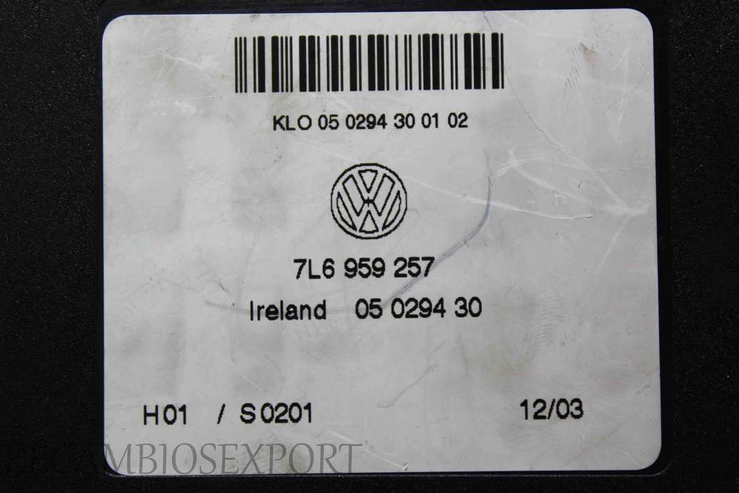 Centralita confort Volkswagen Touareg 7L6959257 7L6 959 257 05029430 05 029430 - foto 2