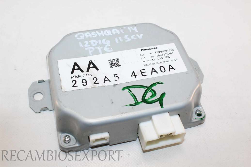 Modulo Control Nissan Qashqai 292A54EA0A 292A5 4EA0A EUV9NS019AB 140731NA01 - foto 1