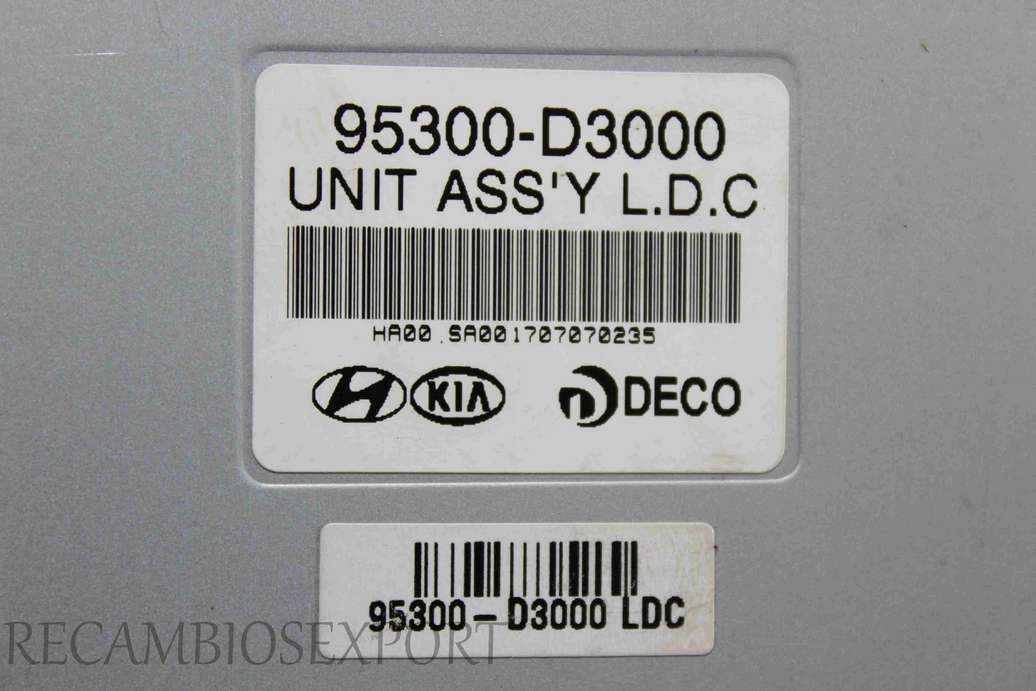 Centralita Hyundai Tucson 95300D3000 95300-D3000 ASSY DECO - foto 2