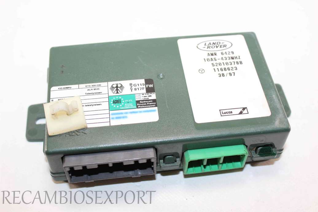 Controlador Land Rover 52010378B AMR6429 10AS433MHZ 10AS-433MHZ 1168623 - foto 1