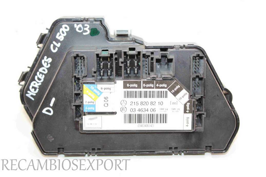 Interruptor de control Mercedes W215 CL500 2158208210 215 820 82 10 LK 03463406 03 4634 06 - foto 2